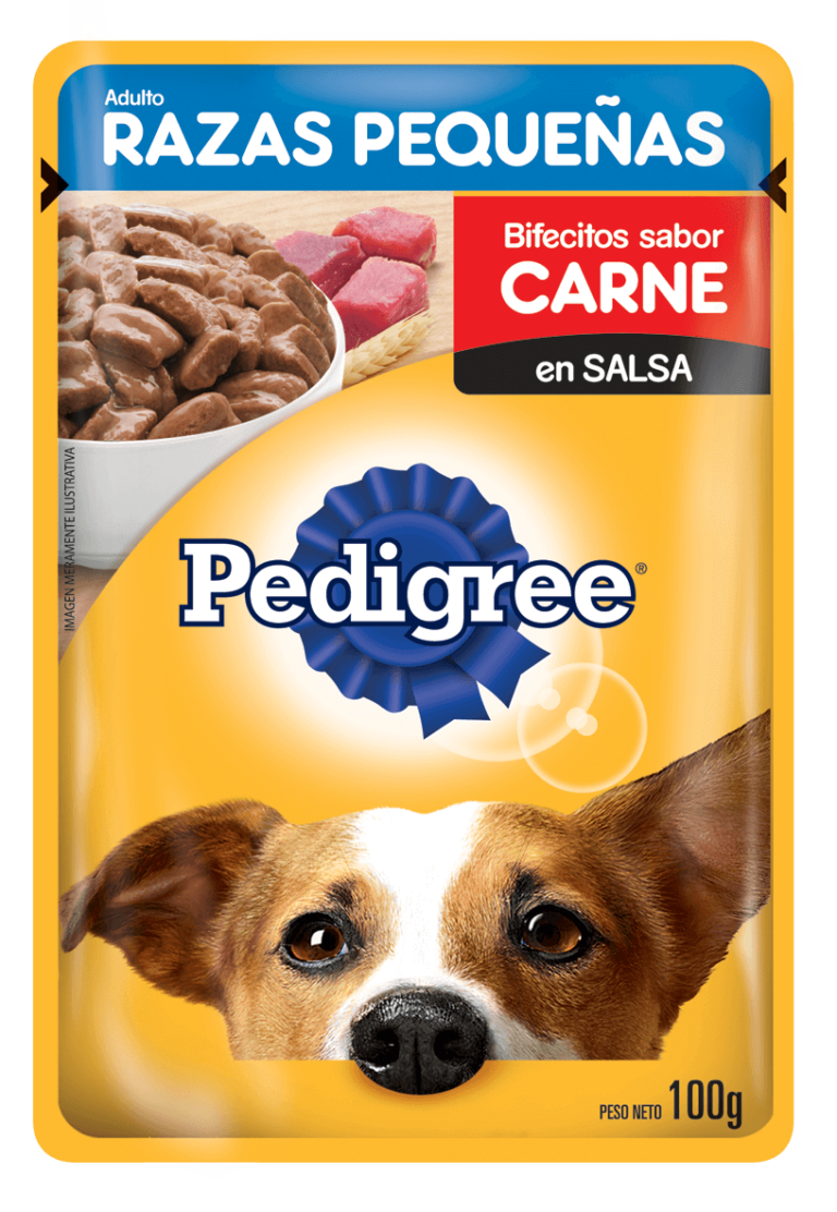 Pedigree Adulto Razas Pequeñas Carne Sachet