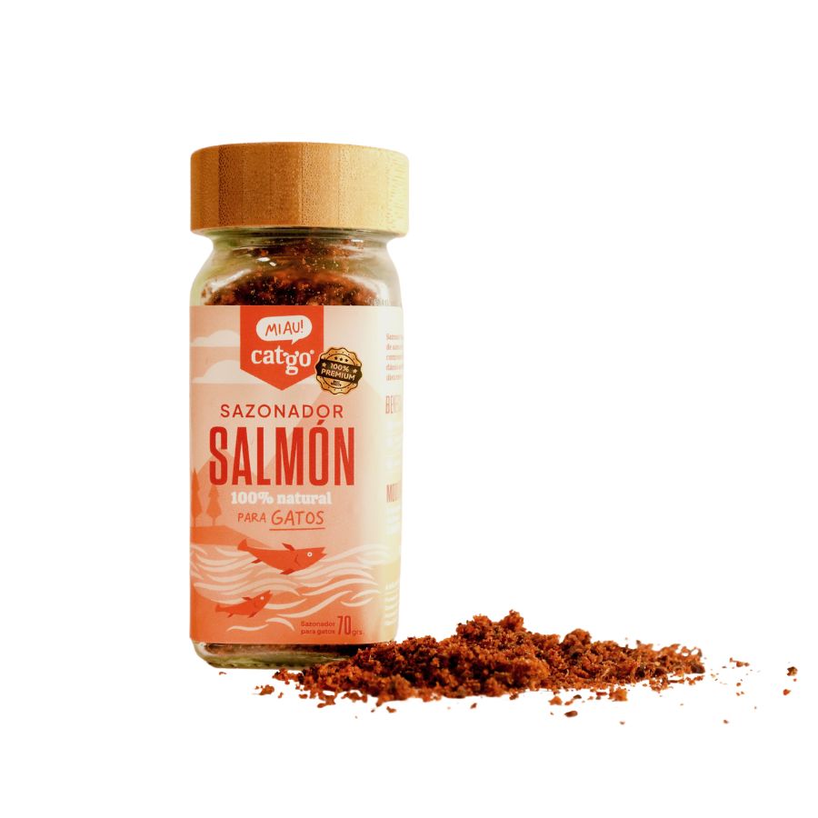 Sazonador de Salmón para Gatos