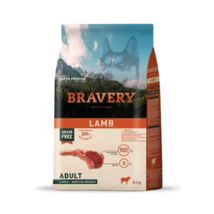 Bravery Perro Adulto Cordero 4 kg