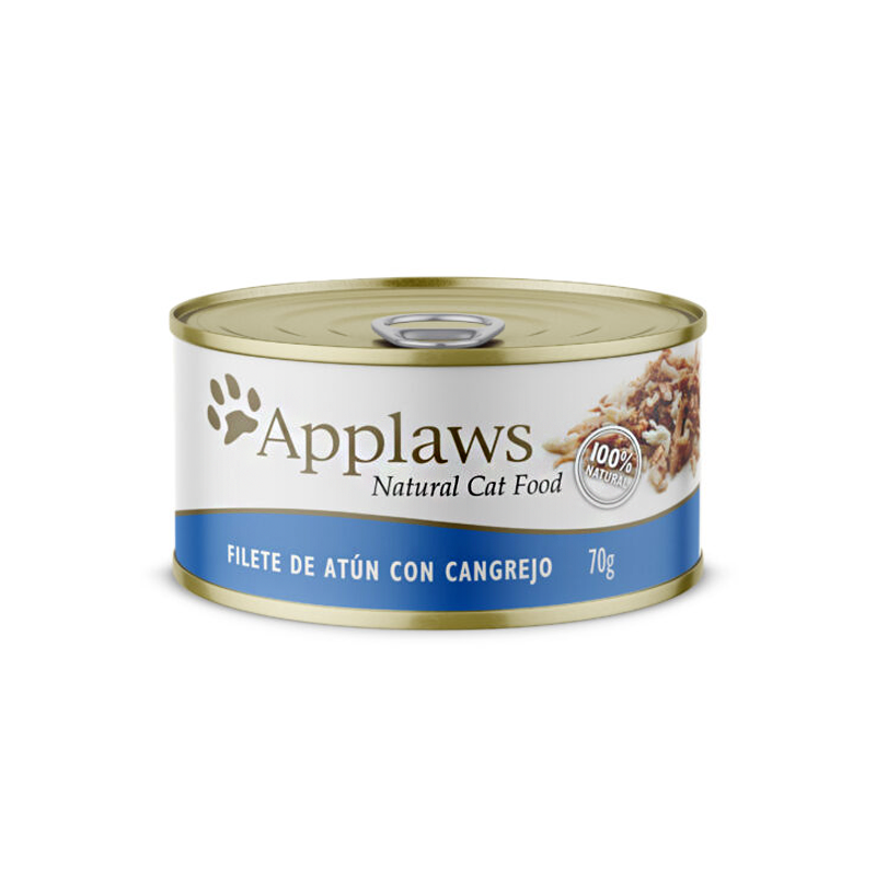 Applaws Gato Atún con Cangrejo en Caldo 70 g