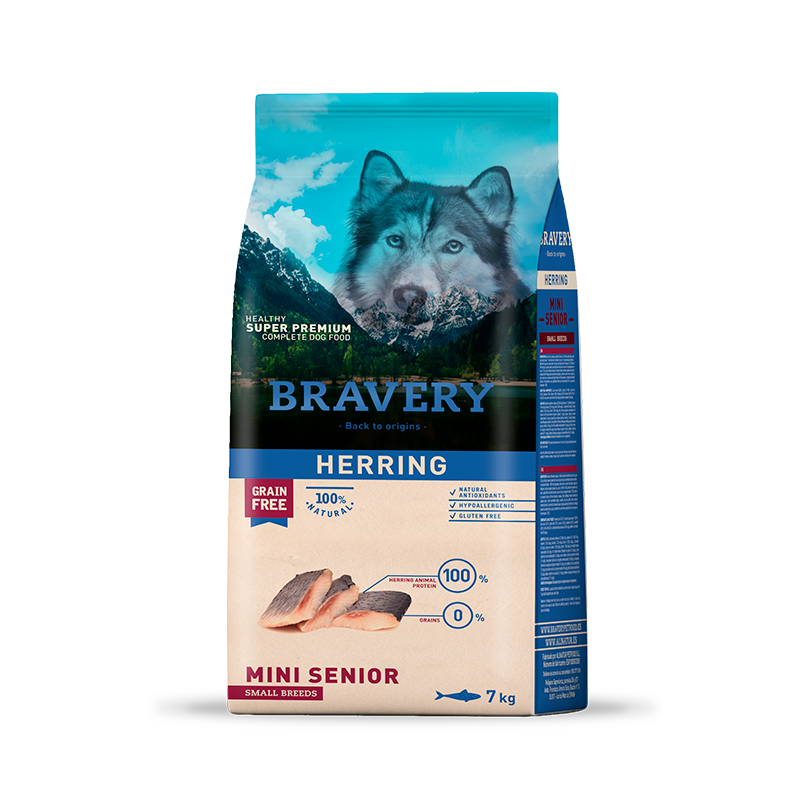 Bravery Senior Arenque 7 kg