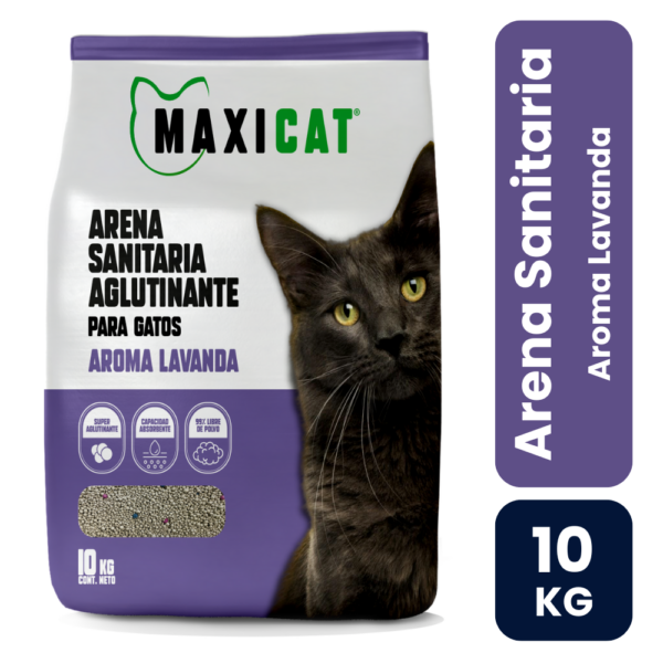 Maxi Cat Arena Sanitaria Lavanda 10 kg