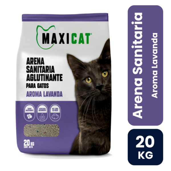 Maxi Cat Arena Sanitaria Lavanda 20 kg