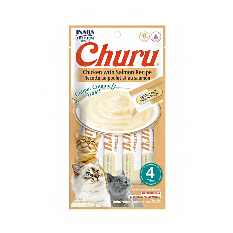 INABA Churu Gato Pollo con Salmón