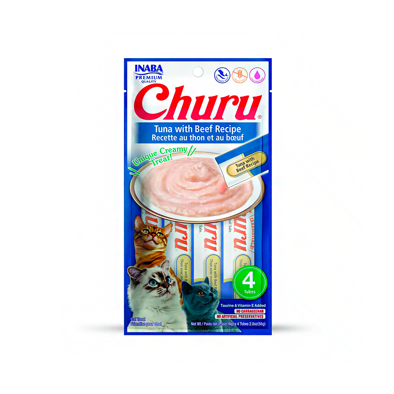 INABA Churu Gato Atún con Vacuno