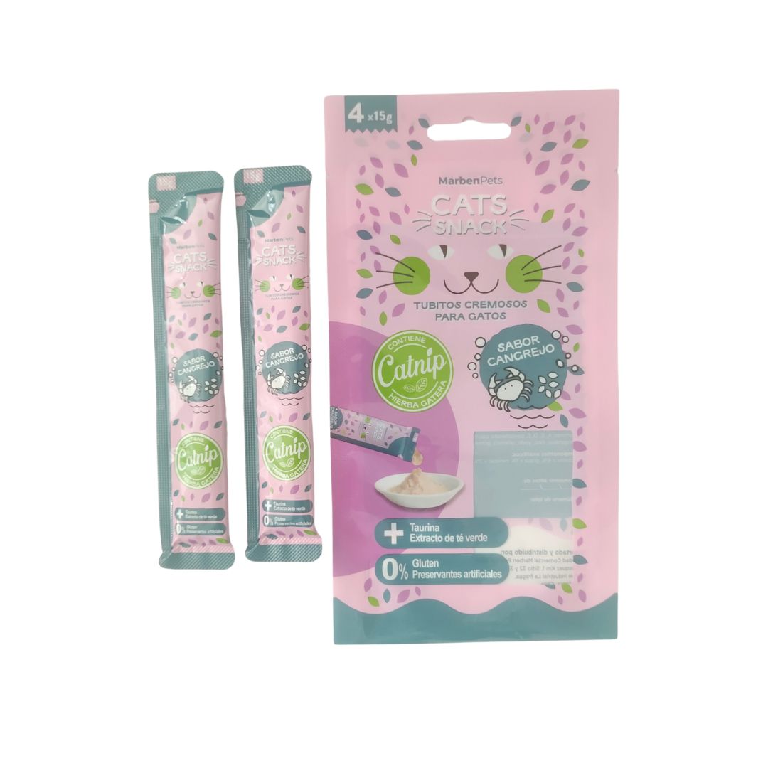 Cat Snack Cremoso Cangrejo