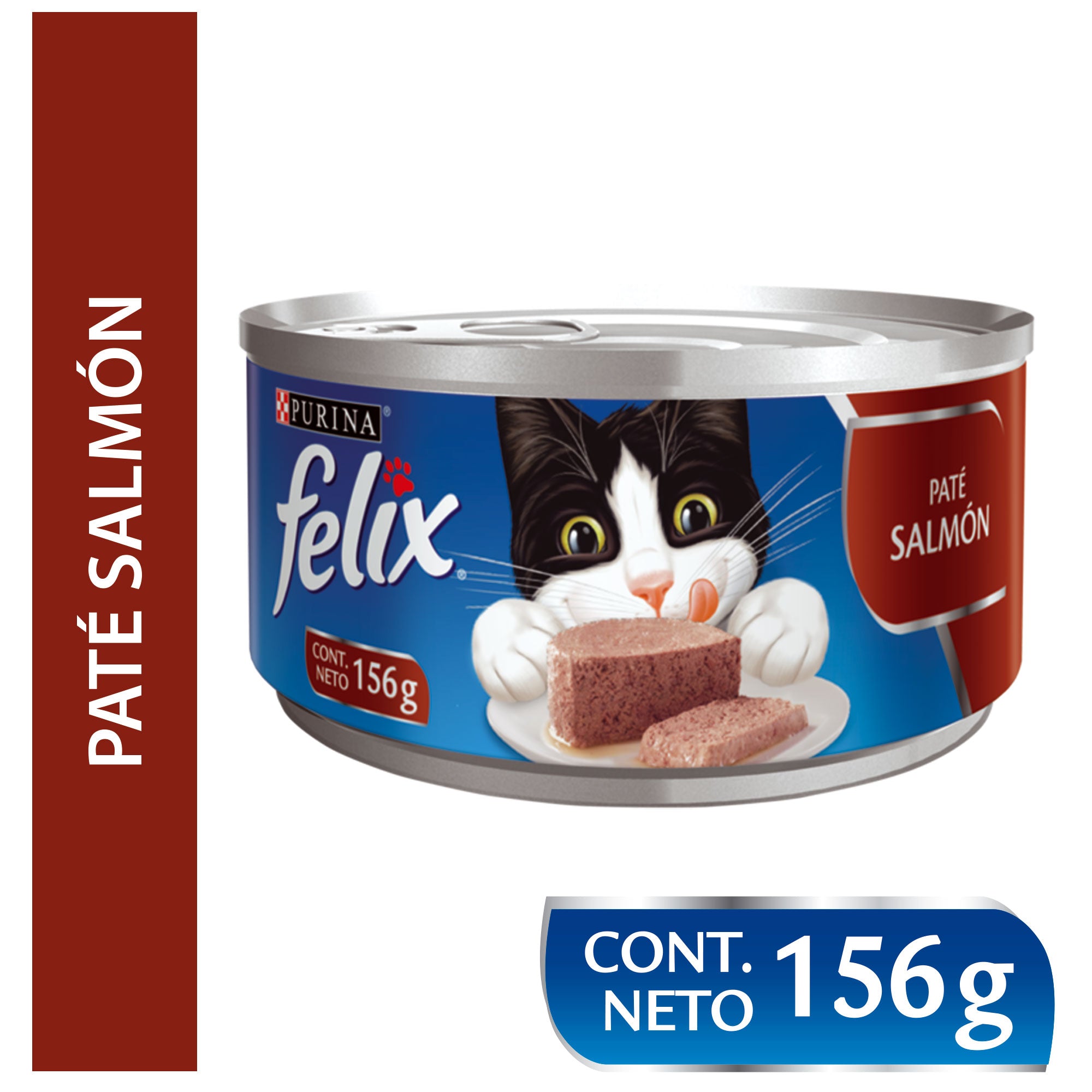Felix Paté para Gatos Adultos Salmón 156 g