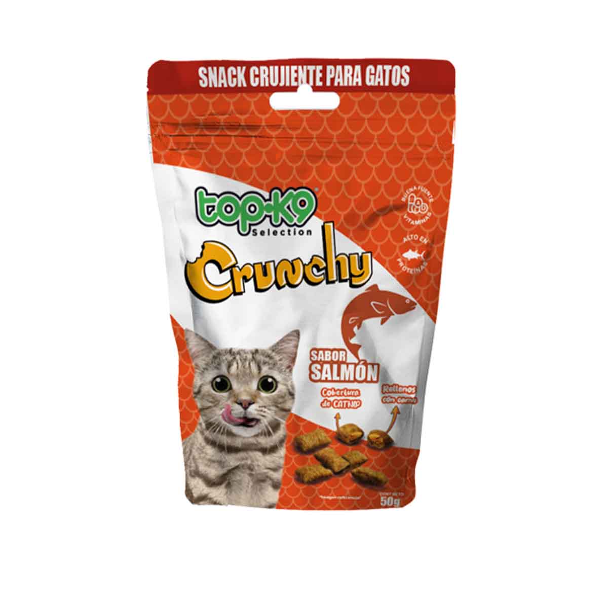 Top K9 Crunchy Snack para Gatos Sabor Salmón