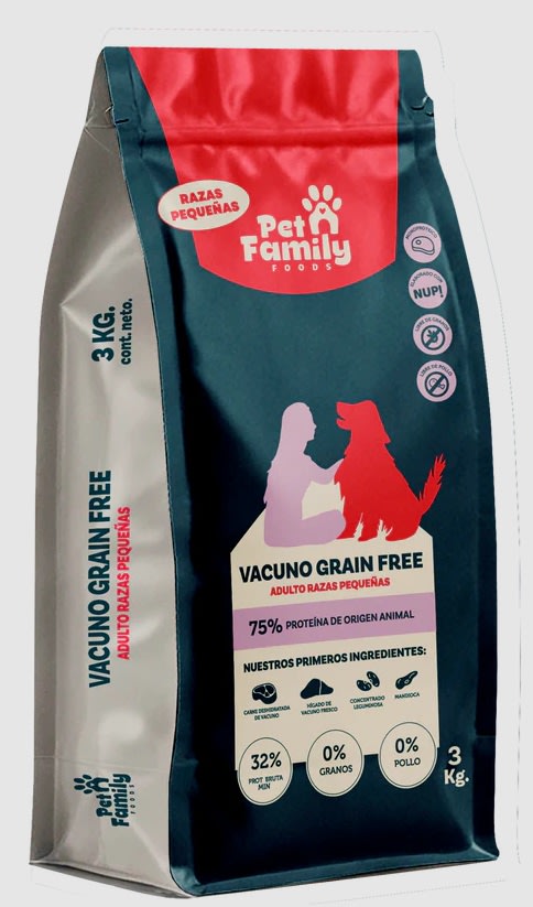 Pet Family Grain Free Razas Pequeñas 3 kg