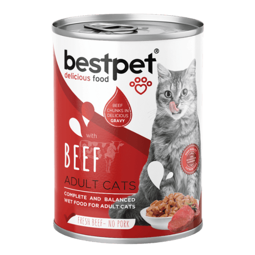 BestPet Gato Adulto Carne en Salsa 400 g
