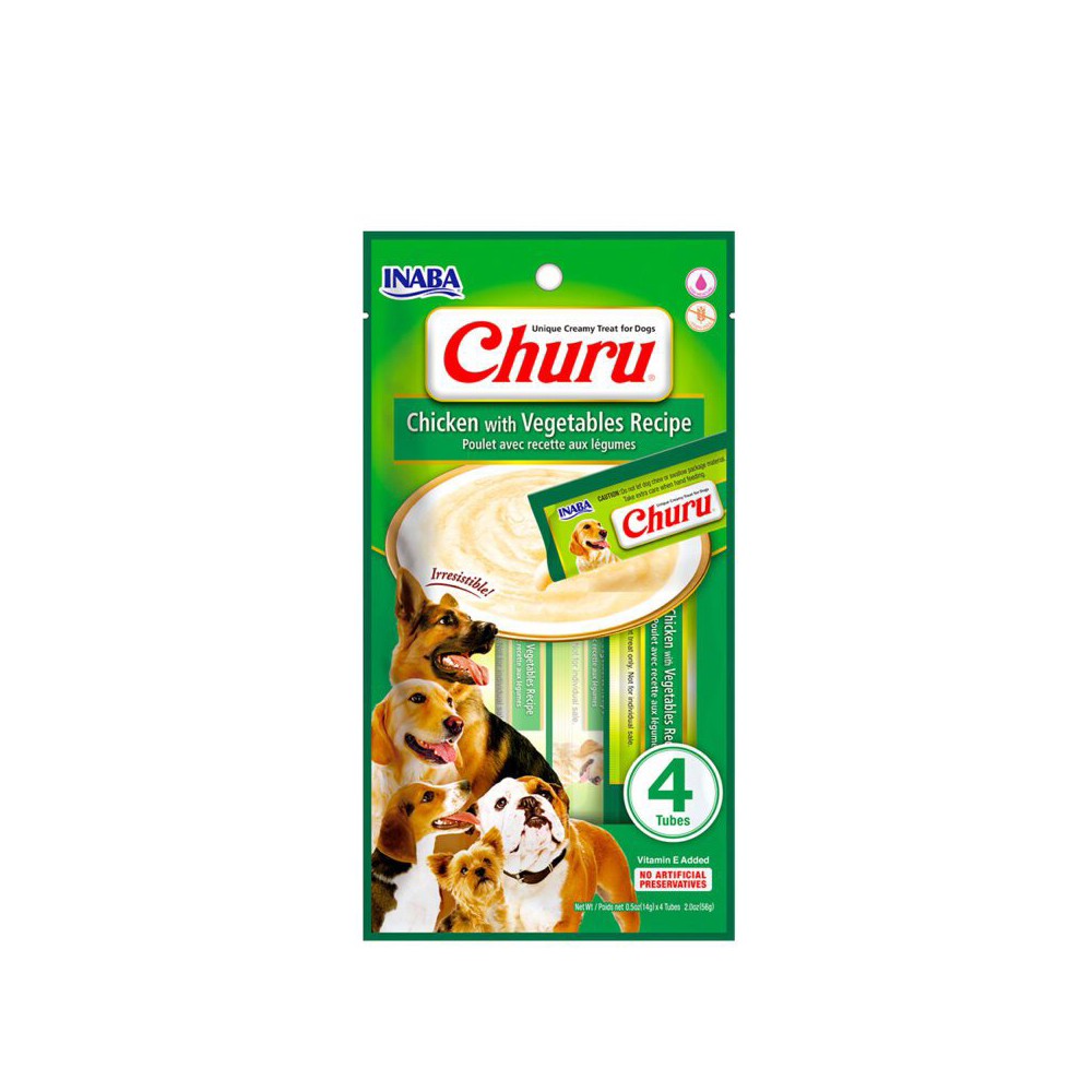 INABA Churu Perro Pollo con Vegetales
