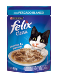 Felix Gato Adulto Pescado Blanco en Salsa 85 g