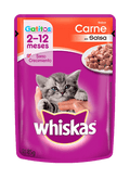 Whiskas Gatitos Carne en Salsa 85 g