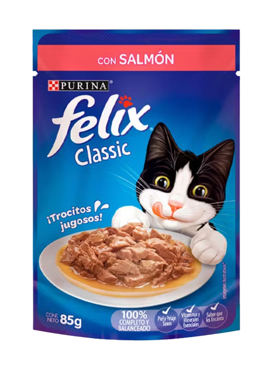 Felix Gato Adulto Salmón en Salsa 85 g