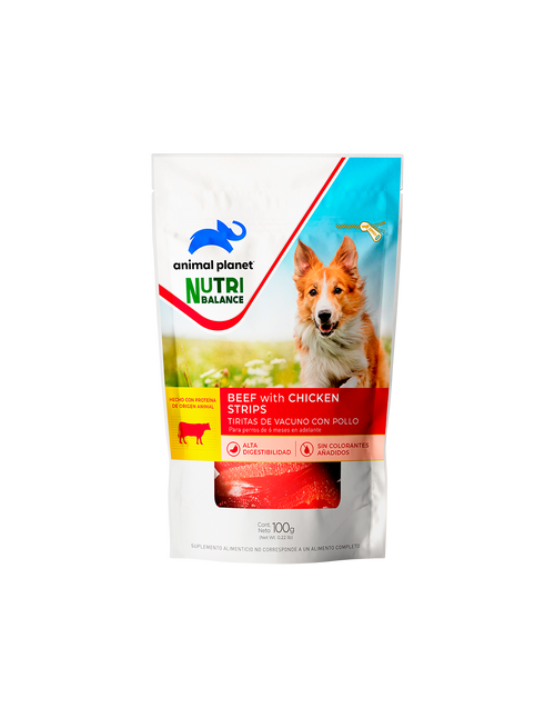 Ani Planet Snack Perro Vacuno con Pollo en Tiritas