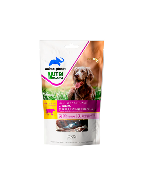 Ani Planet Snack Perro Vacuno con Pollo en Trozos