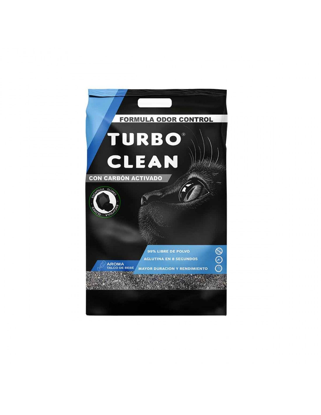 Turbo Clean Arena Aglutinante Talco de Bebé 20 kg