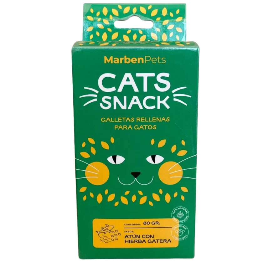 Cat Snack Galletas Rellenas Atún con Hierba Gatera