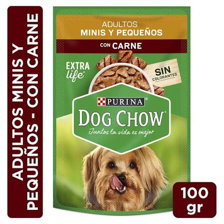 Dog Chow Adulto Raza Pequeña Carne Sachet