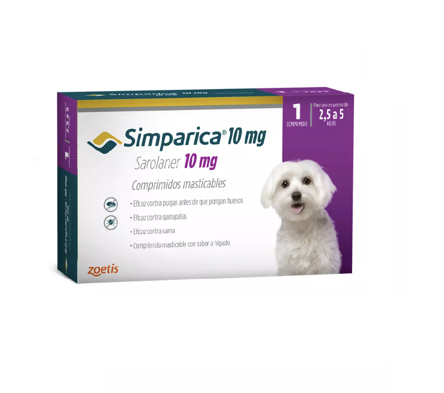 Simparica Perros 2,5 a 5 kg 1 Comprimido