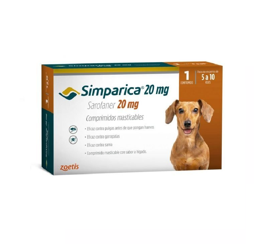 Simparica Perros 5 a 10 kg 1 Comprimido