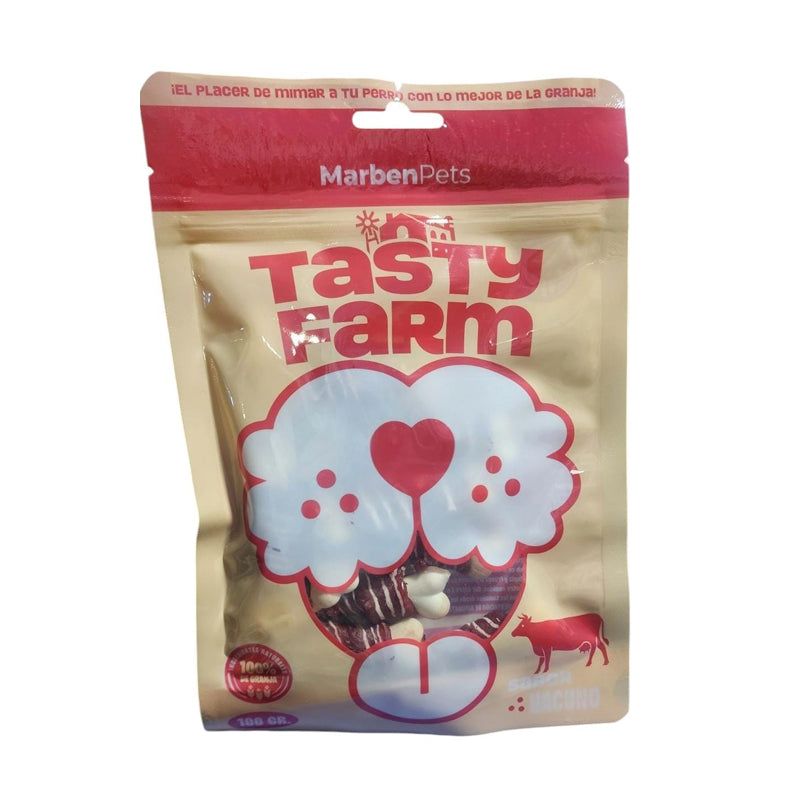 Tasty Hueso de Calcio Envuelto en Vacuno